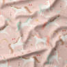Printed Waterproof Fabric COLINE Petal / White